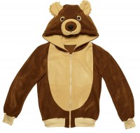 Preview: Plush teddy bear unisex costume jacket