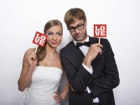Preview: 2 love signs photo props 9 x 9cm