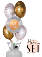 Vorschau: Dankeschön Ballonbouquet-Set mit Heliumbehälter
