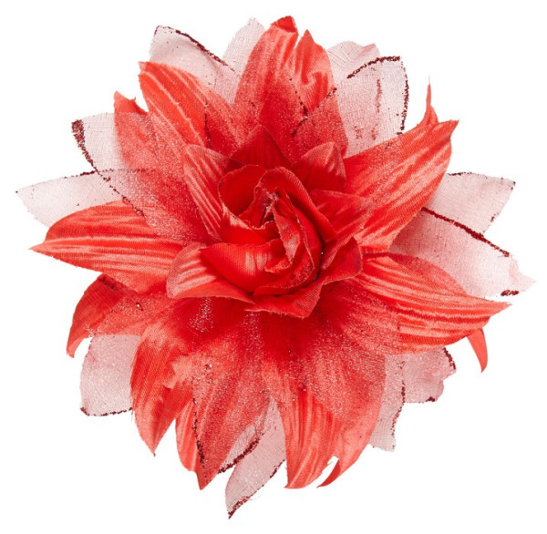 Spinka do włosów z czerwonymi kwiatami floratina
