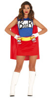 Disfraz de superheroína de cerveza para mujer