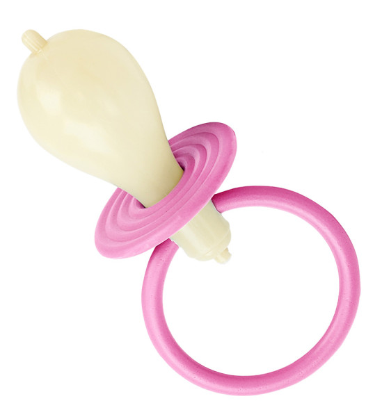 Giant pacifier with pink noise