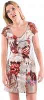 Vista previa: Disfraz de camisa de mujer zombie