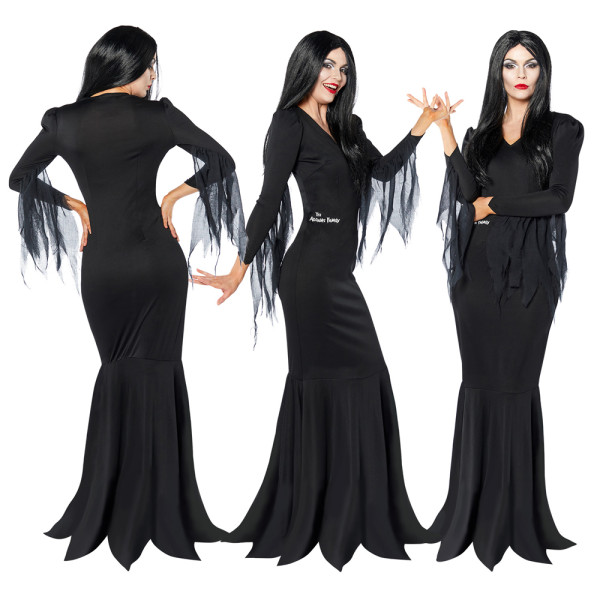 Morticia Addams Family Kostüm für Damen 6