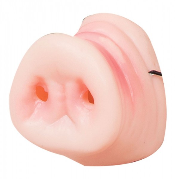 Pinke Schweinchen Nase