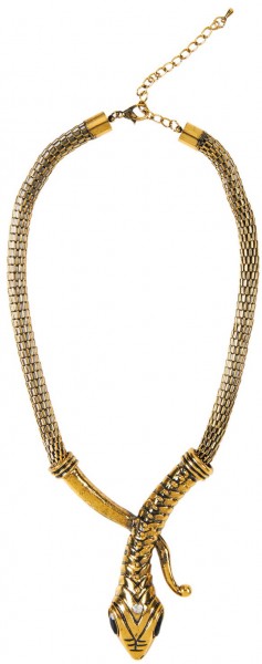Pharaonin Schlangen Halskette Gold