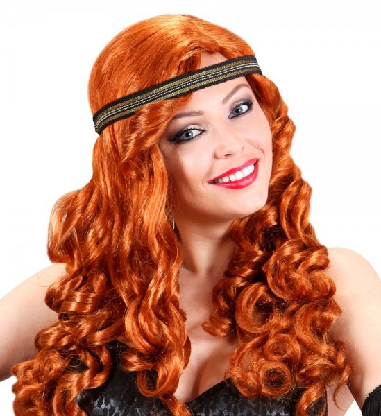 Golden Flapper Girl Headband Alissa