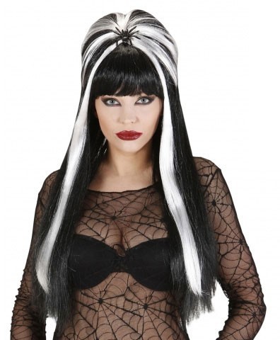 Spider wig black and white