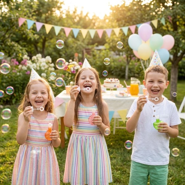 Mini Seifenblasen Flasche Mitgebsel Kindergeburtstag 5 cm