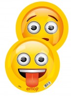 Oversigt: Emoji Ball Naughty & Worried 11cm