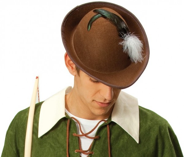 Robert Archer-hoed in bruin