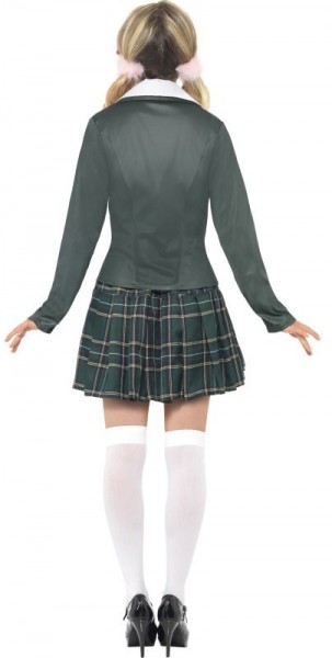 Green schoolgirl uniform