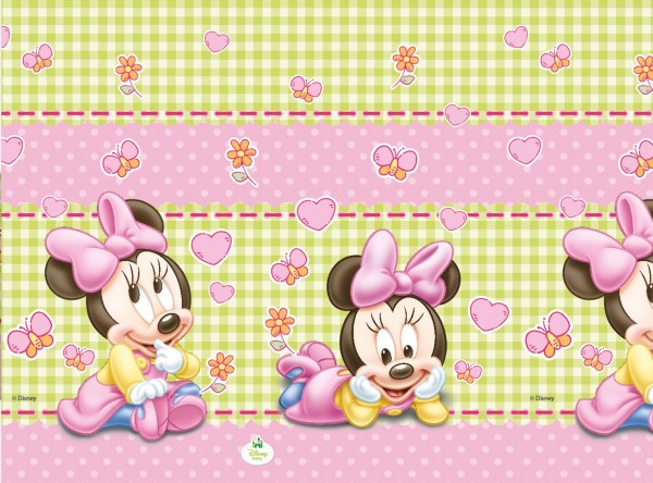 Minnie Mouse Babyparty Tischdecke 1,8 x 1,2m