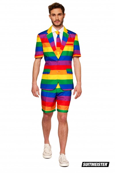 Suitmeister Sommer Anzug Rainbow