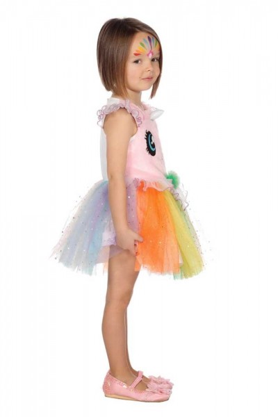 Rainbow unicorn Ophelia child costume 3
