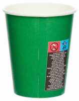 Preview: 8 paper cups Evergreen 227ml