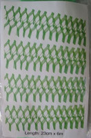 Papier-Girlande Grasgrün 6m