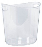Transparenter Eis-Container