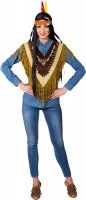 Preview: Shania Indian fringed poncho