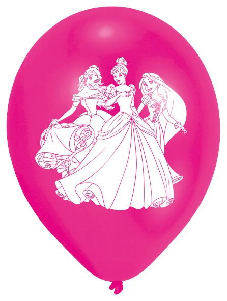 6 ballons magiques Princesses Disney 4