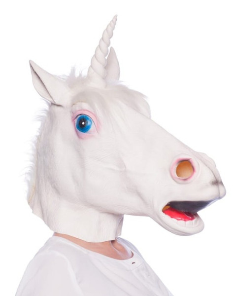 Latex mask unicorn Horsti