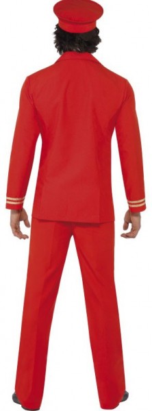 Disfraz de piloto rojo para hombre 3