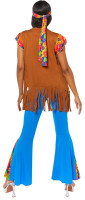 Vista previa: Disfraz de niña hippie Clair para mujer