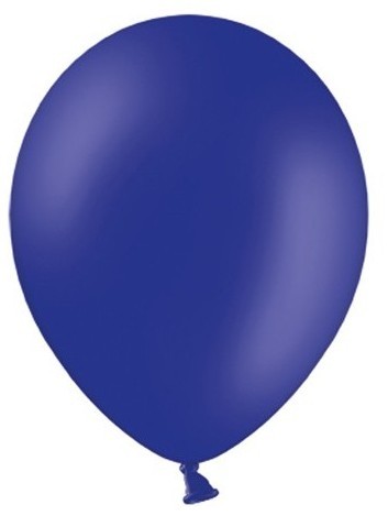 100 Partystar Luftballons dunkelblau 27cm