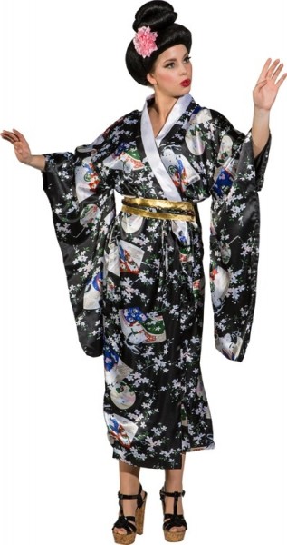 Disfraz de geisha kimono para mujer