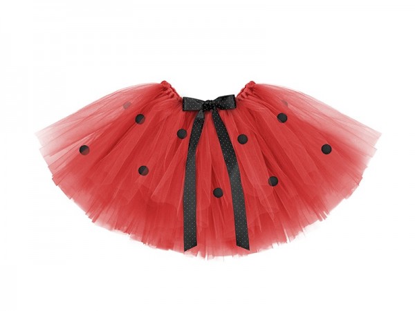 Nice dotted tutu in red with a bow