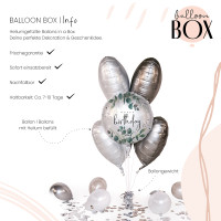 Vorschau: Heliumballon in der Box Green Magic Wishes