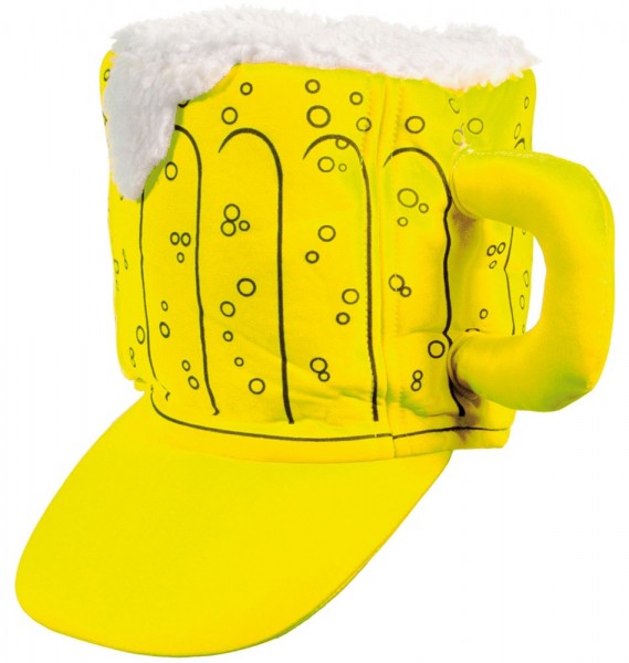 Gelbe Bierkrug Cap Für Herren Größe 60
