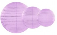 Oversigt: Lampion lilly lavendel 35 cm