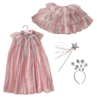 Glitter fairy princess girl costume deluxe
