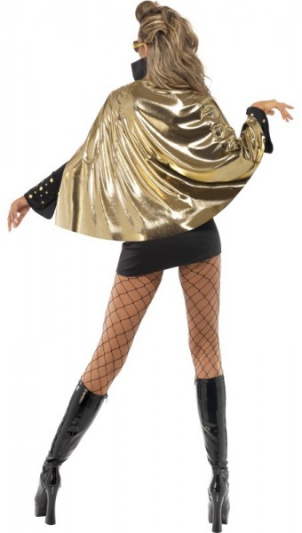 Schwarzes Elvis Disco Kostüm Für Damen 2