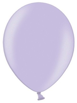 50 Partystar metallic Ballons lavendel 23cm