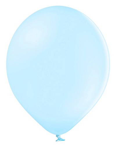 100 Partystar Luftballons babyblau 30cm