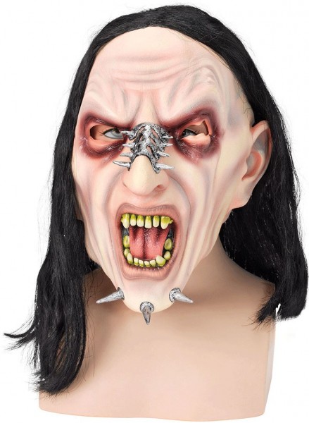Maschera horror piercing