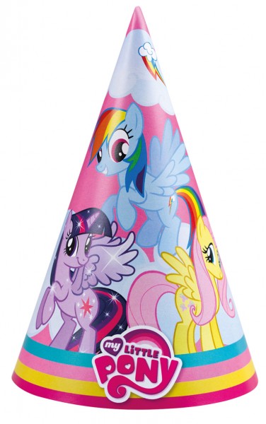 My Little Pony Rainbow Mini Party Sombreros Juego de 8