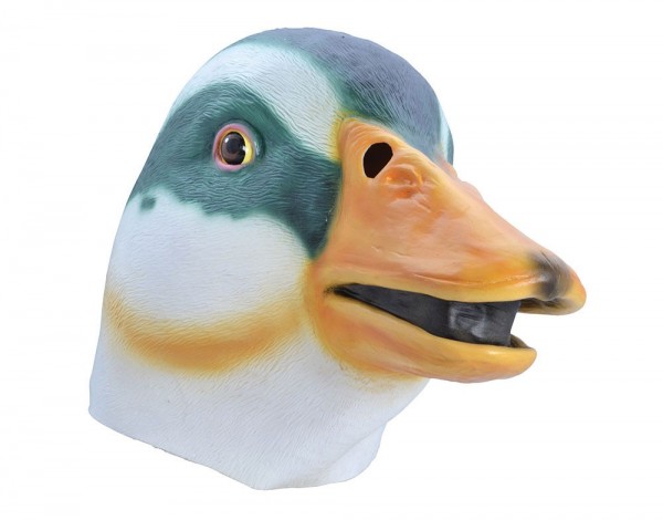 Máscara de cabeza completa de pato