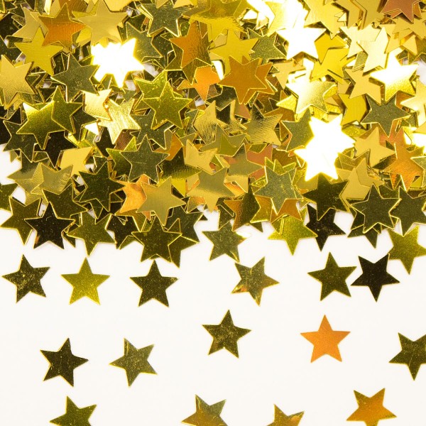 Confeti estrellas doradas 15g