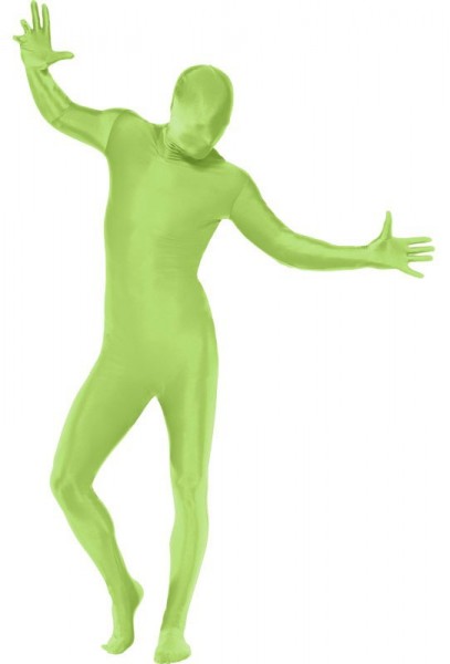 Traje de cuerpo entero en verde claro de Second Skin