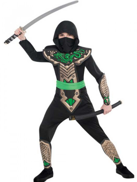 Ninja Drachenkrieger Jungenkostüm