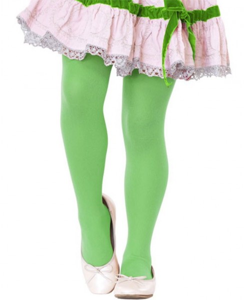 Collants verts Mary 7-10 ans