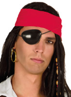 Zwarte piraat sieradenset 2-delig