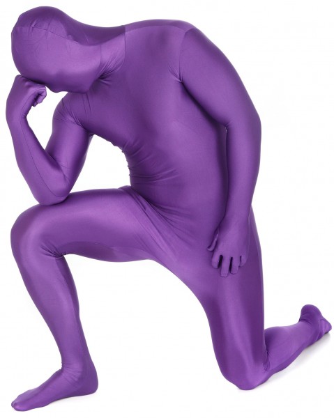 Striking morphsuit purple 2