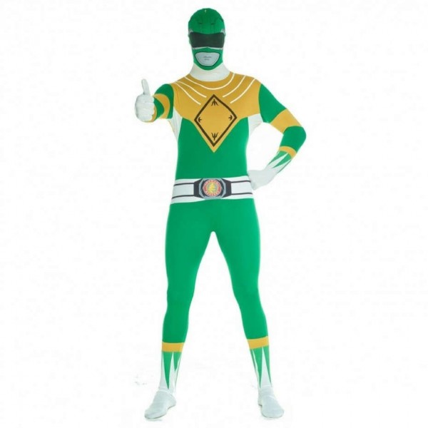 Morphsuit Ultimate Power Rangers vert