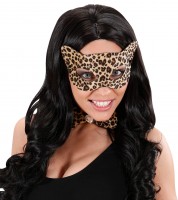Braune Leoparden Maske