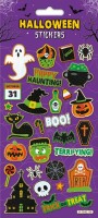 Halloween sticker Happy Haunting