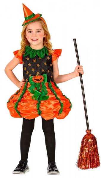 Little Pumpkin Witch Child Costume 2